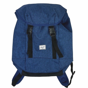 Herschel Supply Co Blue Backpack Brand Trademark Men Denim School Student